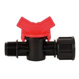 Plastic Male Female Thread Mini Valve for Pipe and Tube