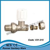 Straight Radiator Valve for Multilayer Pipe (V21-215)