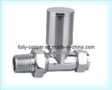 Polishing Chromed Brass Radiator Valve in Angle (AV3060)