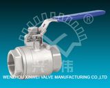 Two-Piece Model Ball Valve Locking