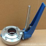 Stainless Steel Sanitary Grade Welded Butterfly Valve