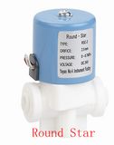 2 Way White Body Quick Ftting Plastic RO Machine Solenoid Valve