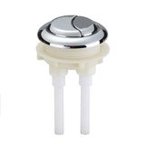 Round Dual Flush Toilet Push Button Chrome Plated Parts Pb201