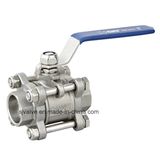 3PC Sanitary Socket Weld Ball Valve