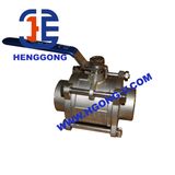 Stainless Steel 3PC Sock Weld Ball Valve