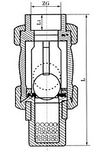 Plastic Threaded Foot Valve/Plastic Bottom Valve