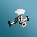 Sanitary Three Way Diaphragm Valve (ZH010)