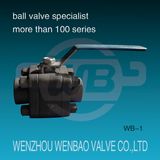 3PC High Pressure Forged Steel Ball Valve