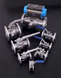 3PC Flanged Direct Mounting Pad JIS10k Ball Valve