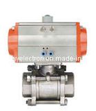 Pneumatic Thread 3-PCS Ball Valve Ss316/Ss304 Available