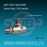 1PC Cast Stainless Steel (CF8, CF8M) Threaded Ball Valve M/F with Manual Handle