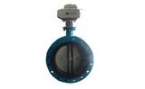 Electric Actuated Double Flanged Butterfly Valve Made of Stainless Steel