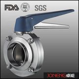 Stainless Steel Plastic Handle Welded Butterfly Valve (JN-BV1003)