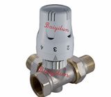 15mm Automatic Thermostatic Head Brass 3 Way Valve