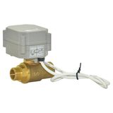 2 Way Male Thread Motorized Shut off Brass Ball Valve