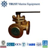 Marine Brass 3 Way Ball Valve