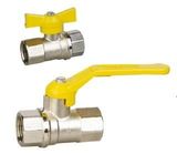 (A) Handle Thread Brass Gas Ball Valve