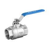 2PC Stainless Steel Floating Ball Valve