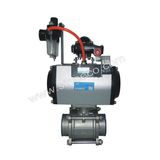 Stainless Steel Three Type Pneumatic Ball Valve