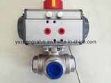 Pneumatic Actuator 3PC Ball Valve