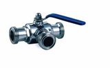 Sanitary Three Way Ball Valve - 2