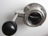Food Grade Sanitary Stainless Steel Thread Butterfly Valve