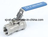 CE Stainless Steel 1-Piece Ball Valve