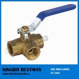 Brass Three Way Ball Valve (BW-B09)