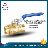 Tmok Dn 20 Mini Brass Ball Valve with Blasting Plating Cw617n Nickel-Plated New Bonnet High Pressure Male Connection with PPR