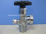 Chrome Brass Gas Cylinder Valve