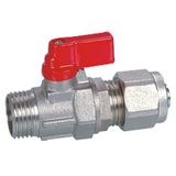 Brass Mini Ball Valve (BV-1027) with Aluminium Handle