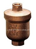 Automatic Air Vent Valve; Bronze Air Release Valve