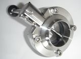 Sanitary Stainless Steel Welded Butterfly Valve