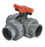 PVC Three Way Union Ball Valve (GT303)