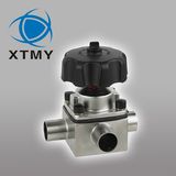 Sanitary Forge Three-Way Diaphragm Valve (CTV6004)