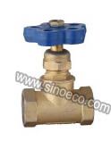 Zinc Equal Female Thread Stop Valve with Plastic Handle