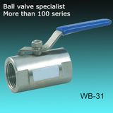 Monoblock One Piece Body Ss304 Ball Valve 2 Inch