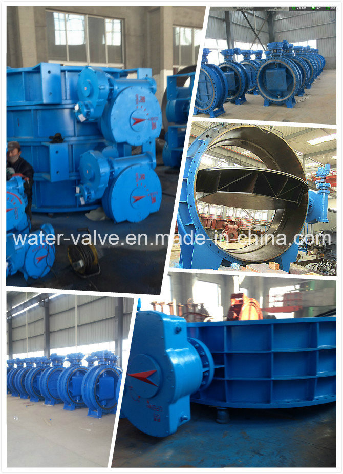 Manual Operation Cast Iron/Ductile Iron UK Standard Flange Butterfly Valve