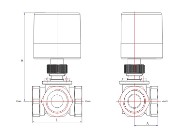 Motorized Flow Dividing Valve (ETOV0253)